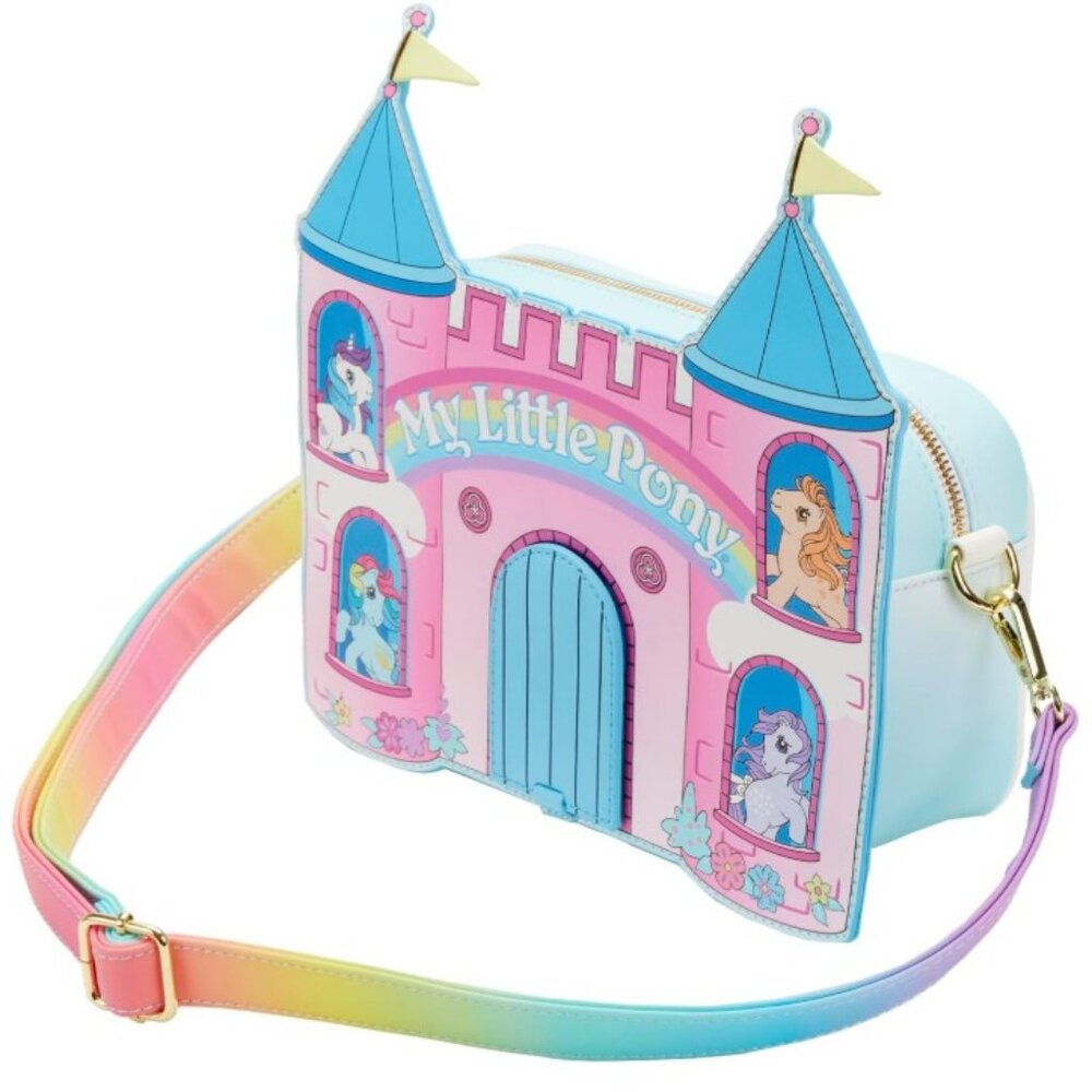 Loungefly Hasbro My Little Pony Castle Cross Body Bag ~NWT - Picture 6 of 9